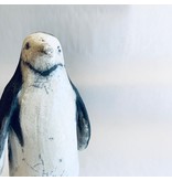 Raku Ceramic Penguin