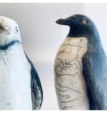 Raku Ceramic Penguin