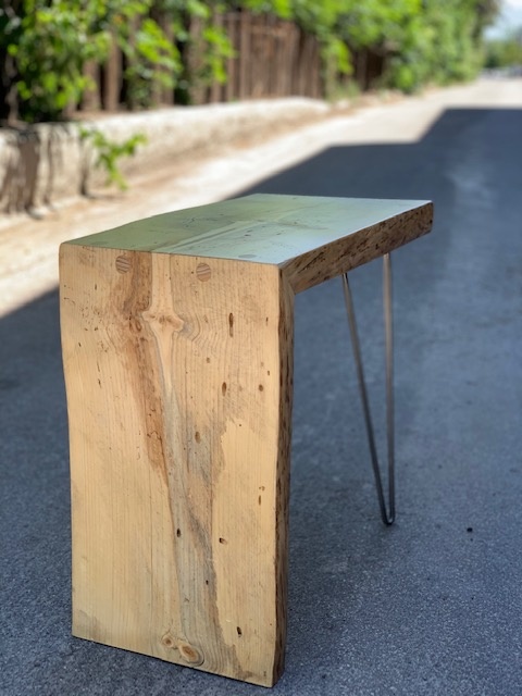 Blue Pine 'Waterfall' Table