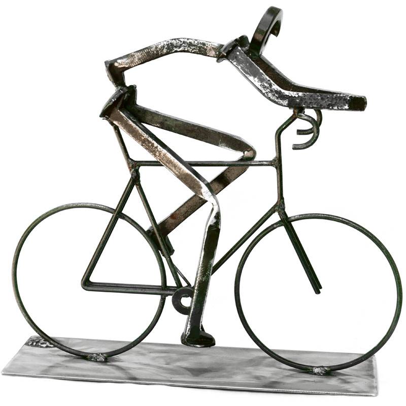 Road Biker Sculpture