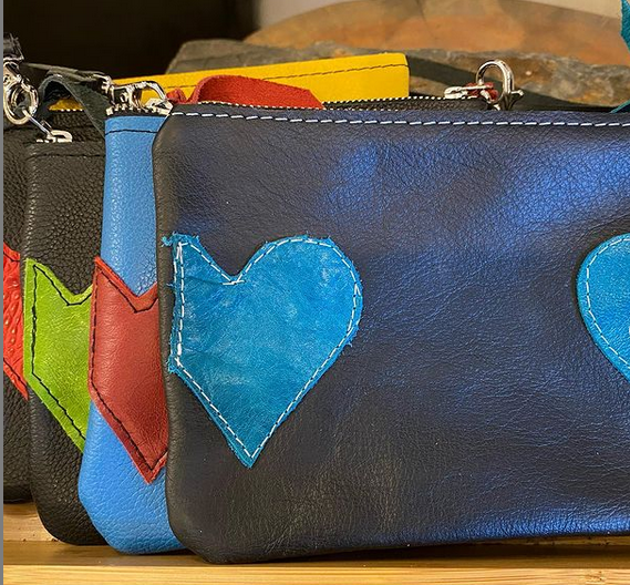Wrist bag with Heart
