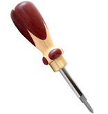 Wooden Screwdriver with Square Inlay