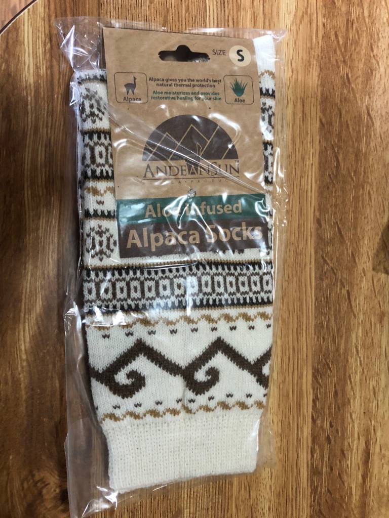 Alpaca Socks Fair Isle Women