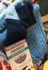 Andean Art Alpaca Socks, Performance Short Ltgray/Blk M