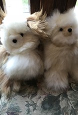 Andean Art Alpaca Teddy Bear, 10" Fawn/White, Fawn