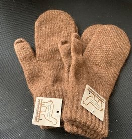 NEAFP Alpaca Mittens, Brn, Heavy Wt Large