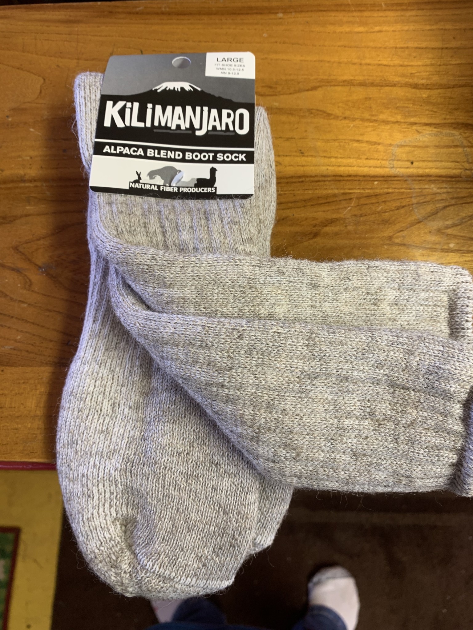 Alpaca Socks, Heavy Boot, Kilimanjaro 