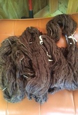 Alpaca Yarn, Eli, Suri, Lockspun, Dark Brown 80Y