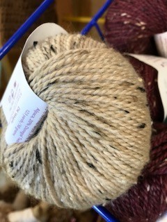 Alpaca Yarn, Tan Tweed, DK