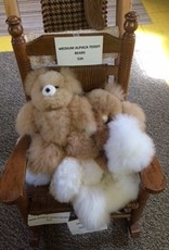 Alpaca Teddy Bears, 12 inch, White, Fawn, Mixed