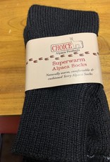 Choice Alpacas Alpaca Socks,Super Warm BlackXLg