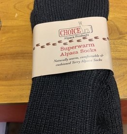 Choice Alpacas Alpaca Socks,Super Warm BlackXLg