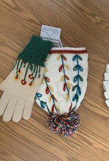 Classic Alpacas Alpaca Hat/ Gloves Garden Design  Medium