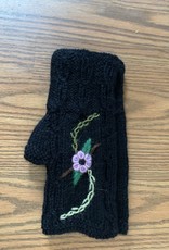 Classic Alpacas Alpaca Gloves, Fingerless Heavy  Black