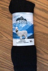Choice Alpacas Alpaca Socks, Outdoor Adventure, XL Gray/Blk 12.5-16