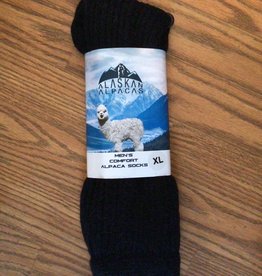 Choice Alpacas Alpaca Socks, Outdoor Adventure, XL Gray/Blk 12.5-16