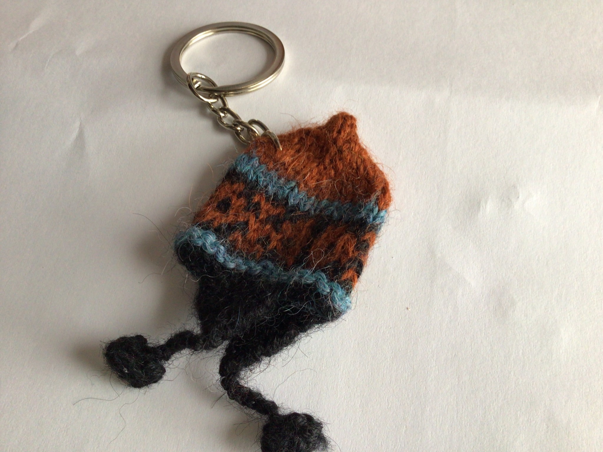 Classic Alpacas Alpaca Tiny  Chullo Keychain