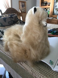 Andean Art Alpaca Stuffed, 12" Fawn, Gray,Mixed Standing