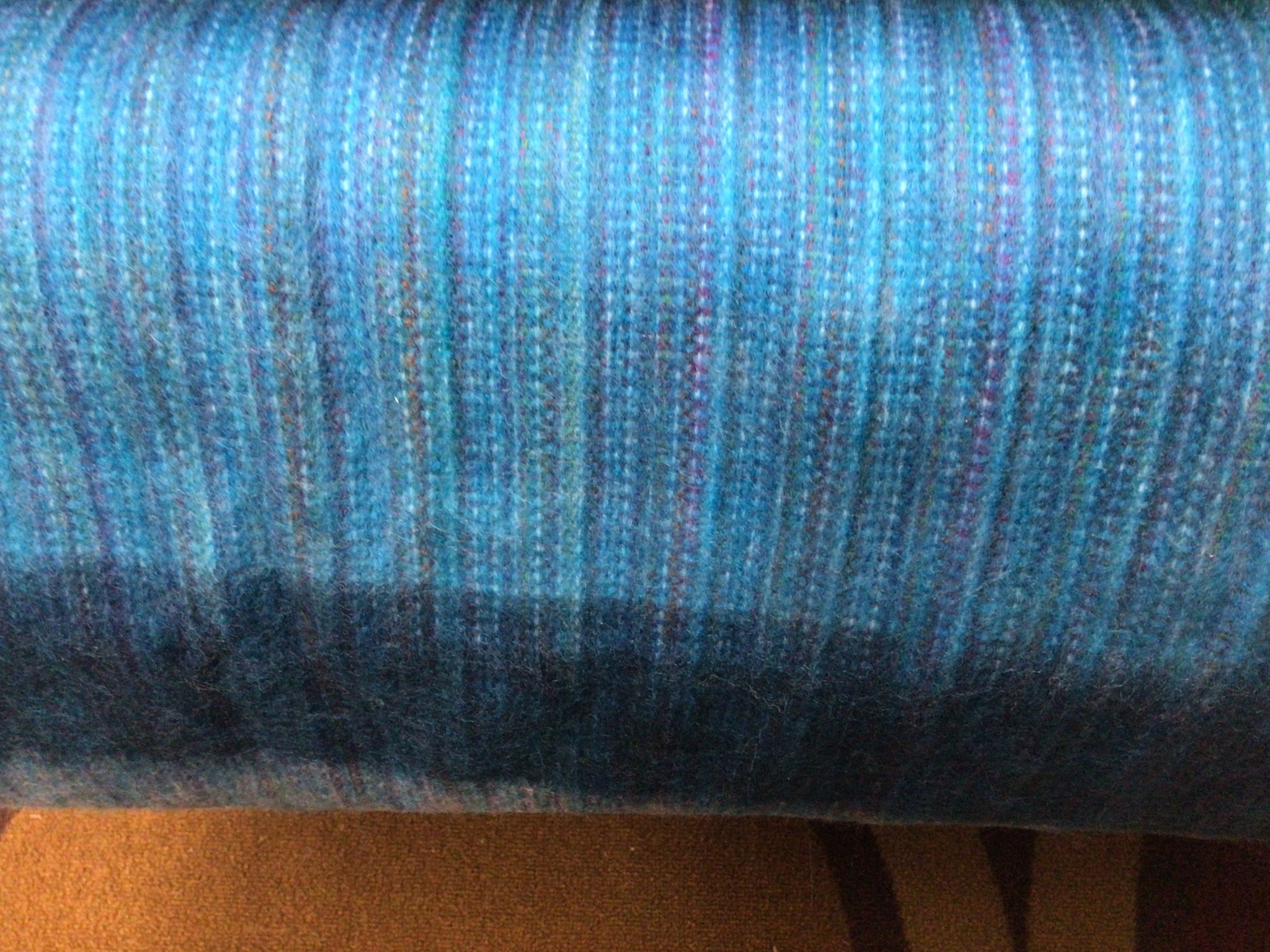 Funky Alpaca Alpaca Blanket, Sea Glass Blue  70 x 90