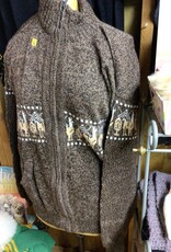 Gamboa Alpaca, Sweater, Turtle neck Brown XL