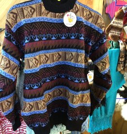 Gamboa Alpaca Sweater, Men’s  Colorful Pullover