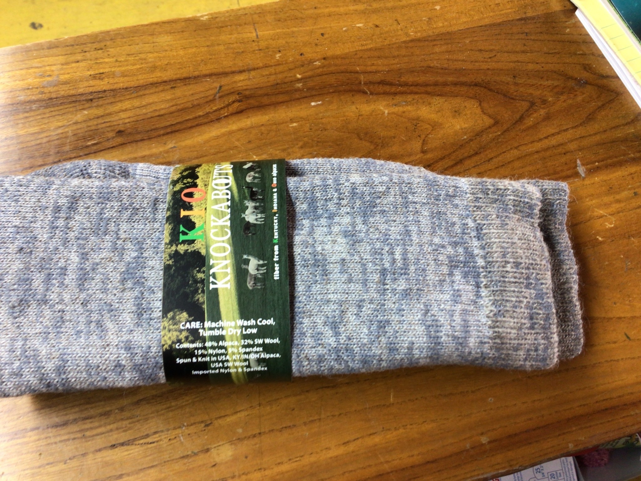 KIO Alpaca Socks KIO Med Gray