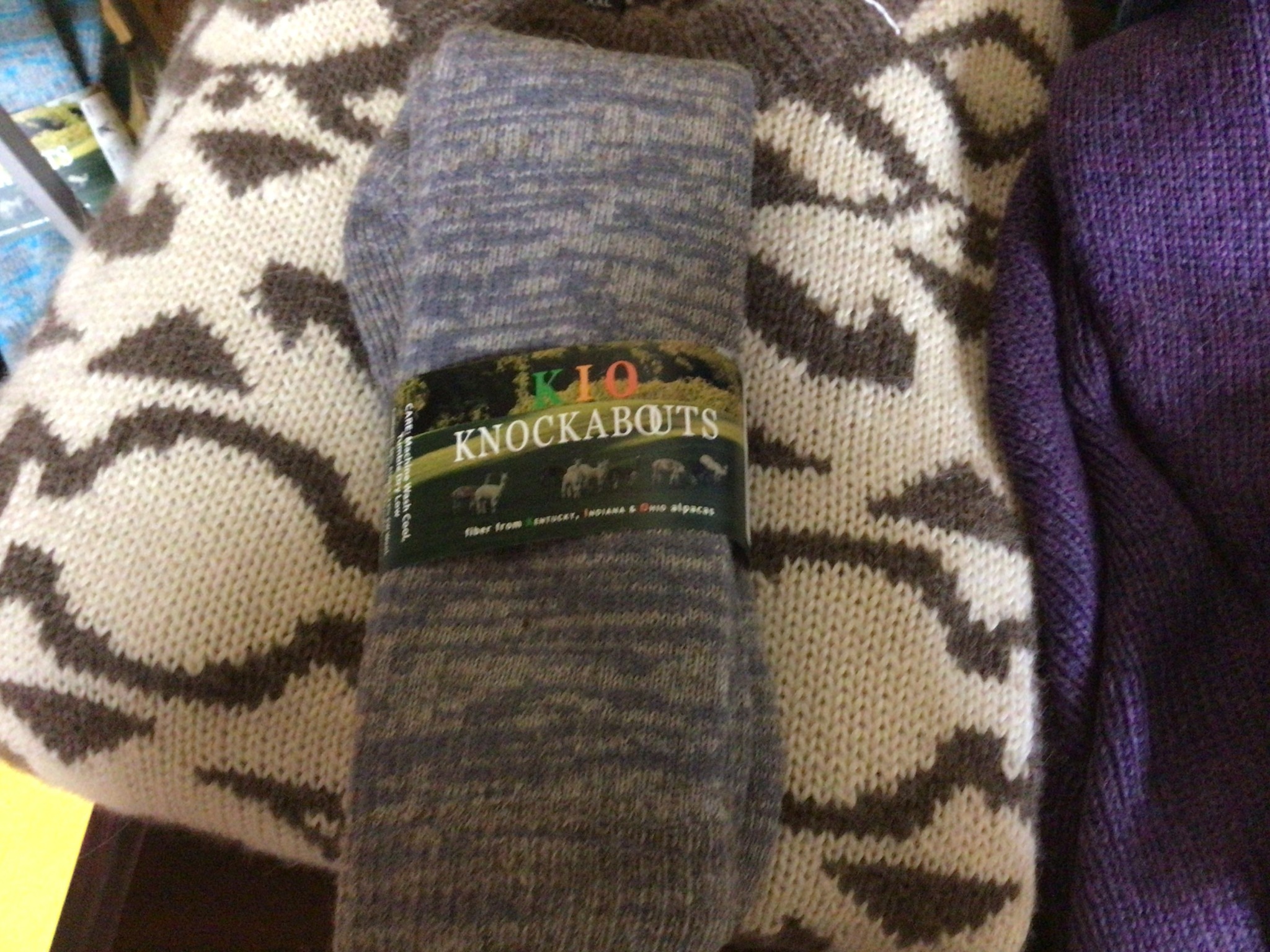 KIO Alpaca Socks KIO Gray Med