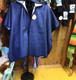 Funky Alpaca Alpaca Cape w Hood Black