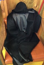 Funky Alpaca Alpaca Cape w Hood Black