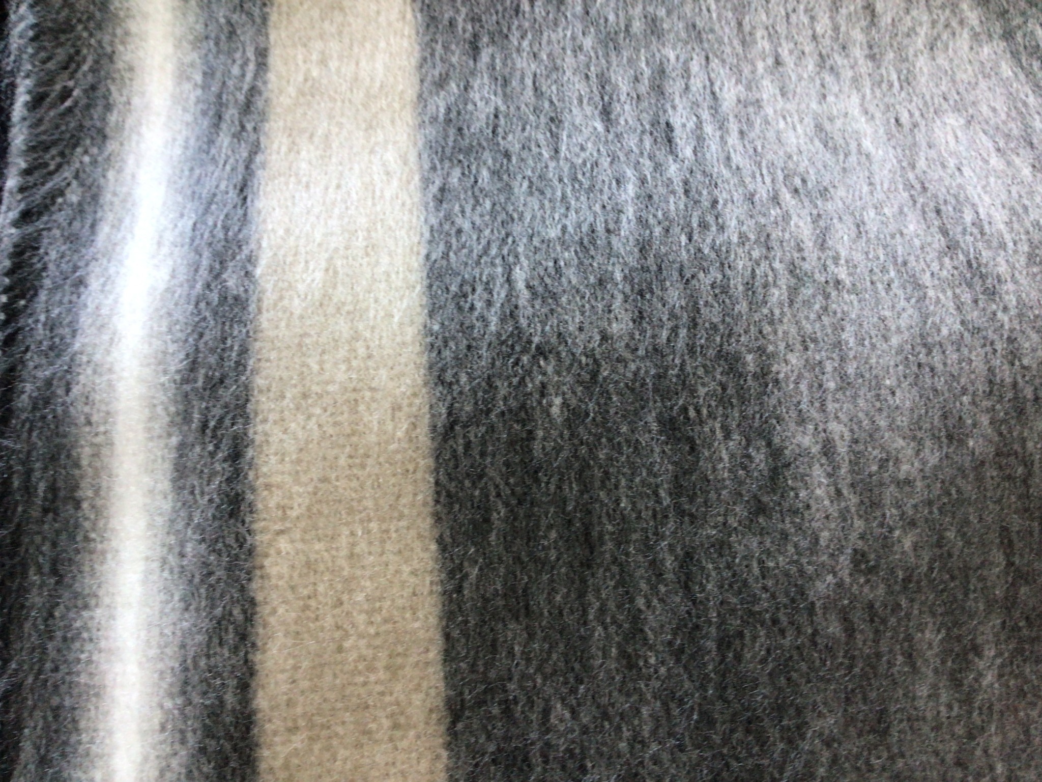 Funky Alpaca Alpaca Scarf, Newport, Blck,gray,white,tan