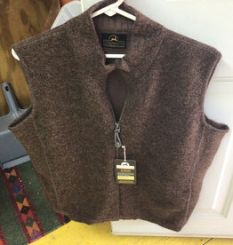 Villa de Alpaca Alpaca Vest  men’s D ark Br Med