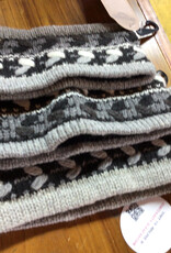Alpaca Headband, Grayw Black