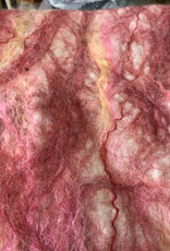 Circus City Alpaca Nuno Felted Silk Scarf, Redt