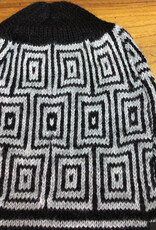 Artansia Alpaca Hat Blk/Gray Beanie