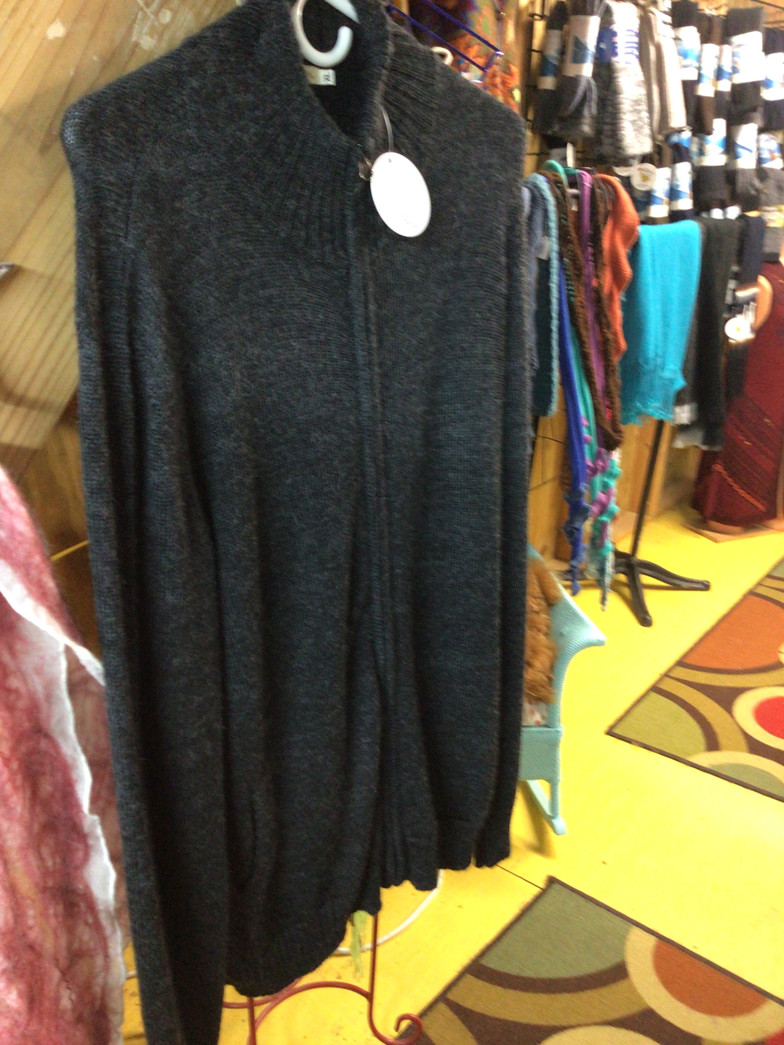 Francis Shop Alpaca Sweater, Charcoal XL