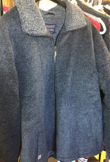 Peruvian Link Alpaca Coat Charcoal XXL Full Zip