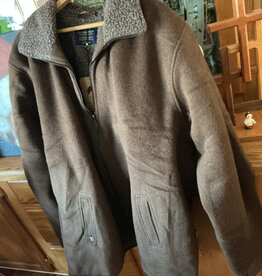 Peruvian Link Alpaca Barn Jacket XL Brown