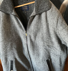 Peruvian Link Alpaca Arcadia Jacket  XL Charcoal
