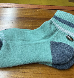 Sun Valley Alpaca Alpaca Socks, Child’s Green Small Shortie