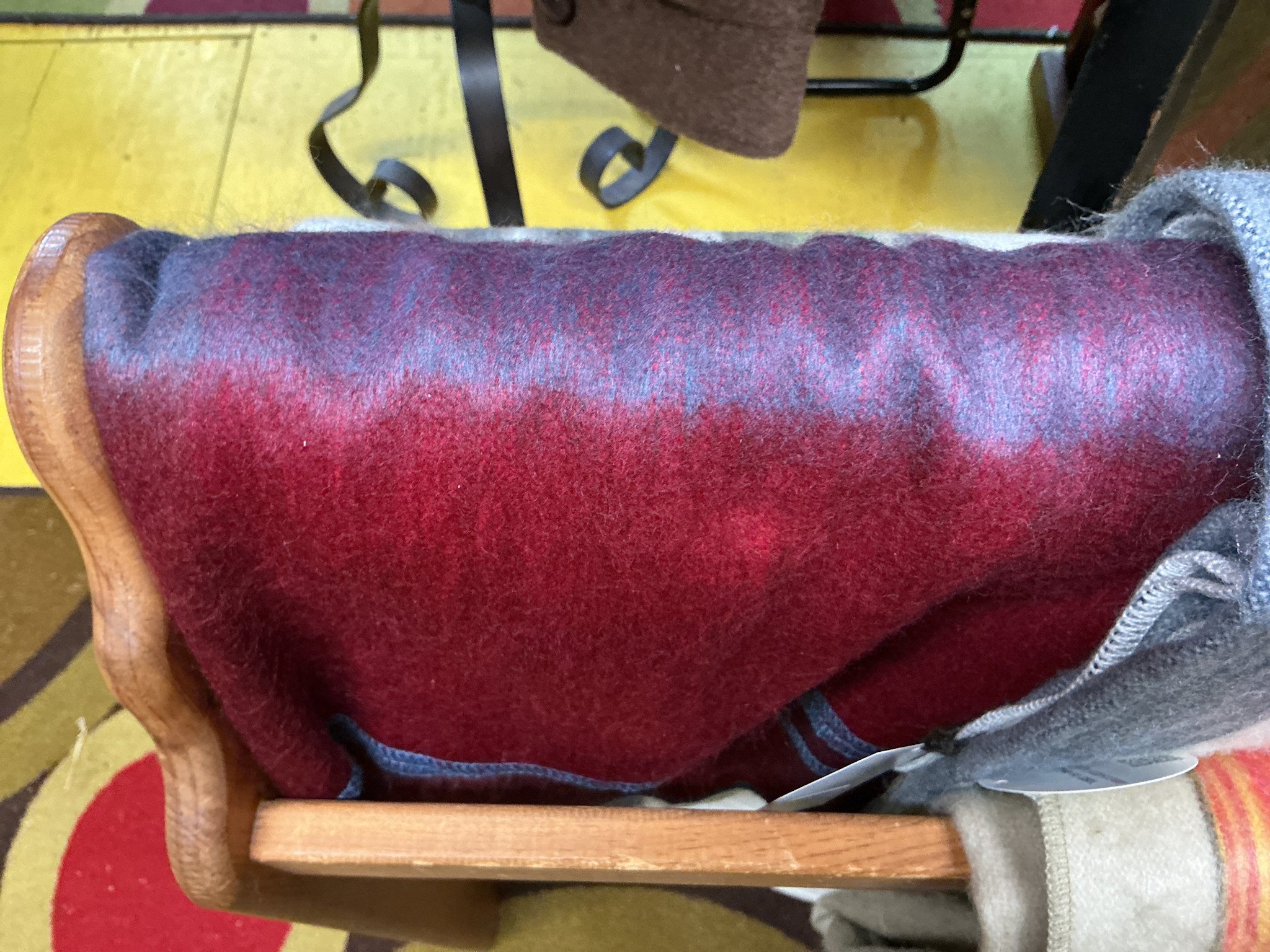 Funky Alpaca Alpaca Throw Crimson Hearth, 52x 70
