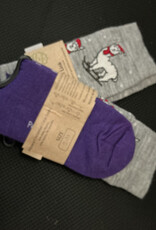 Peruvian Link Alpaca Socks, Winter Wonderland S/M