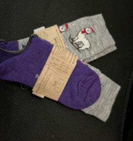 Peruvian Link Alpaca Socks, Winter Wonderland S/M