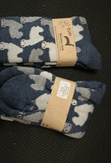 Peruvian Link Alpaca Socks Motif Denim 7-9 Child’s