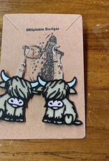 Circus City Scottish Calf Earrings