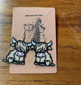 Circus City Scottish Calf Earrings
