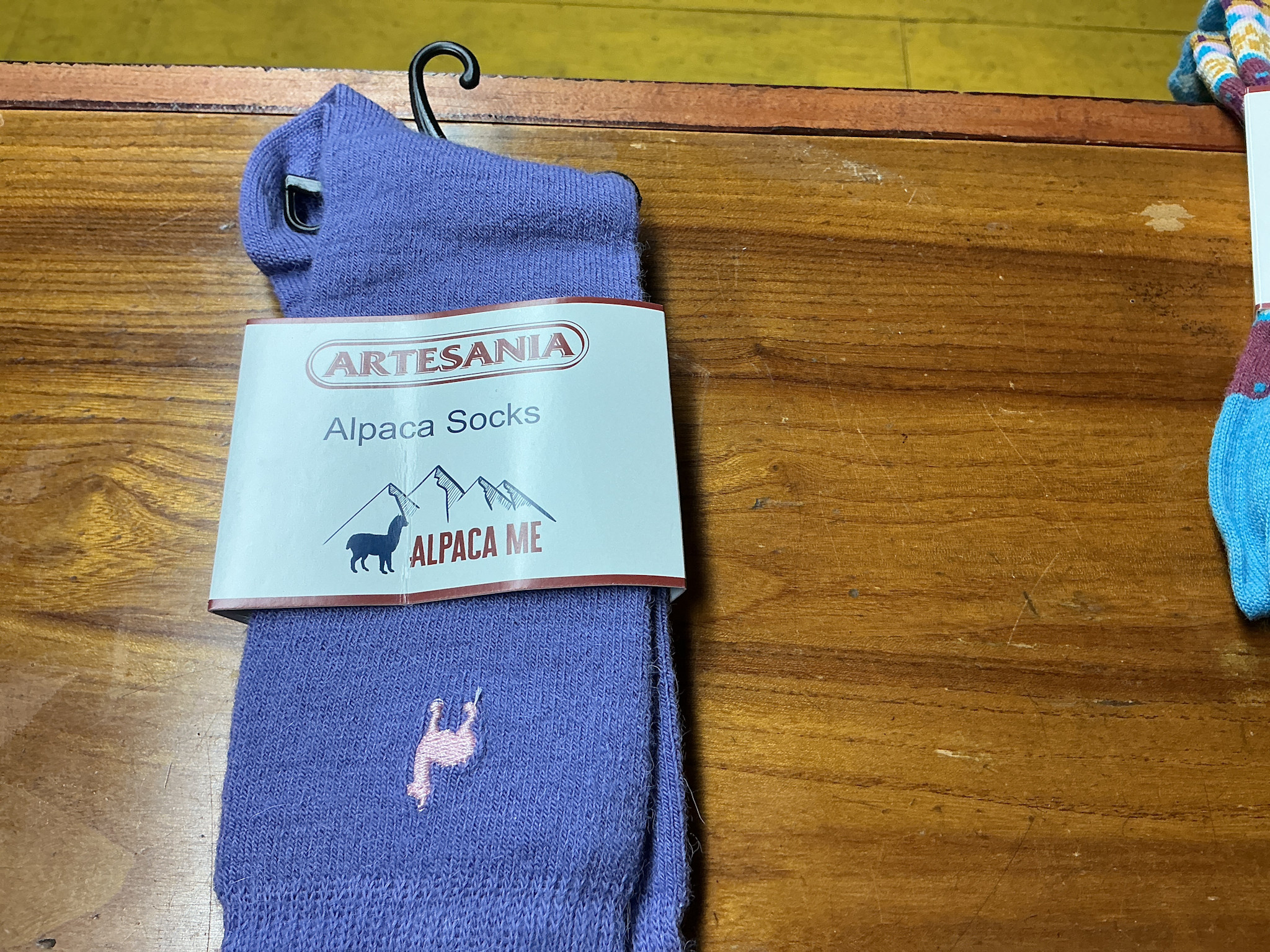 Artansia Alpaca  Socks Ladies Purple Med