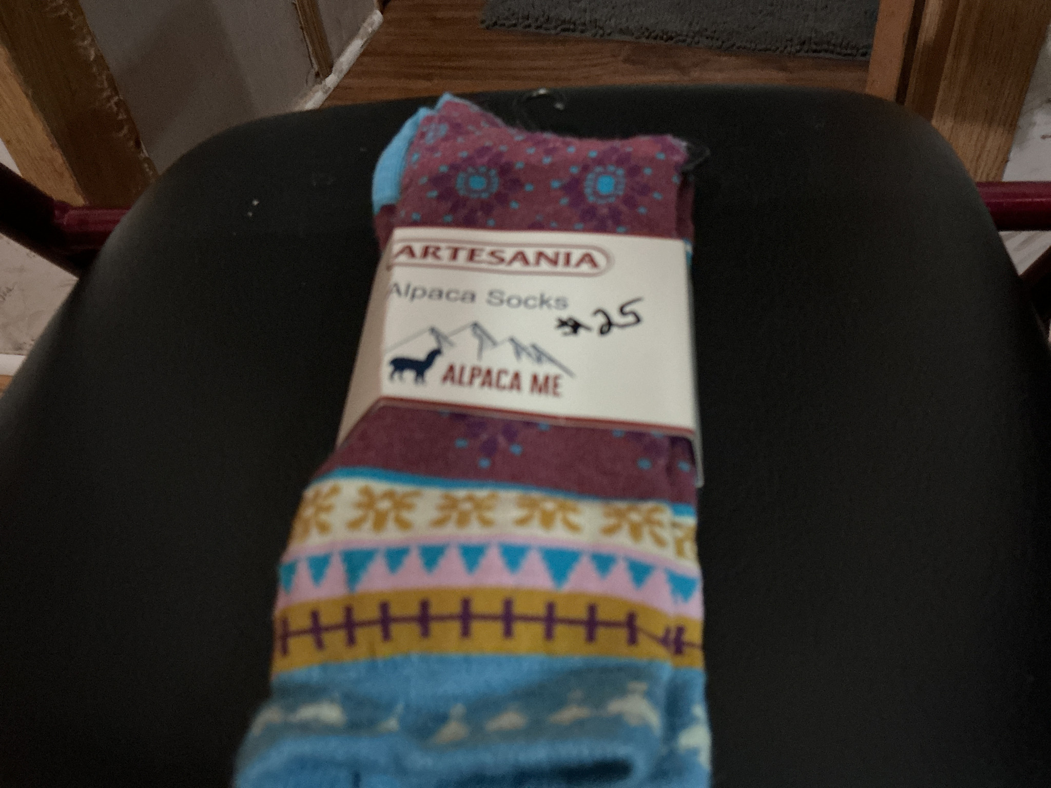Artansia Alpaca Socks Ladies Med Wine