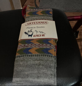 Artansia Alpaca Socks Ladies Med Grey