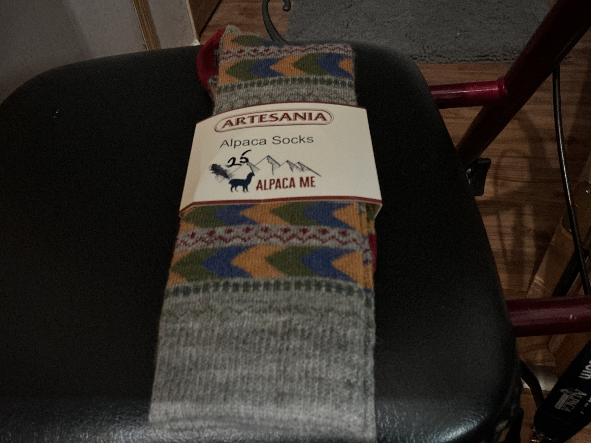 Artansia Alpaca Socks Ladies Med Grey