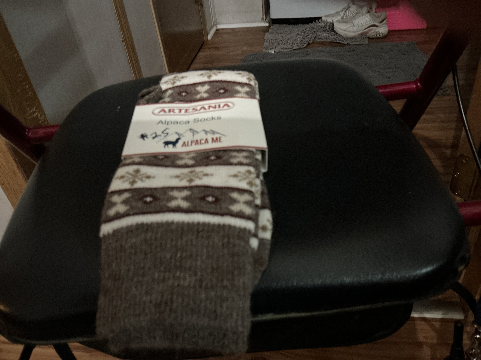 Artansia Alpaca Socks Ladies Lg Cafe